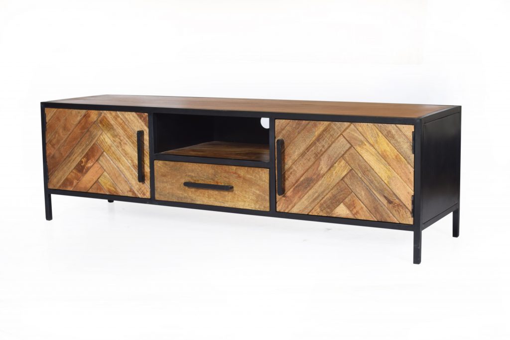 visgraat tv meubel