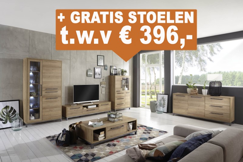 Vier de vakantie met een woonkamerset