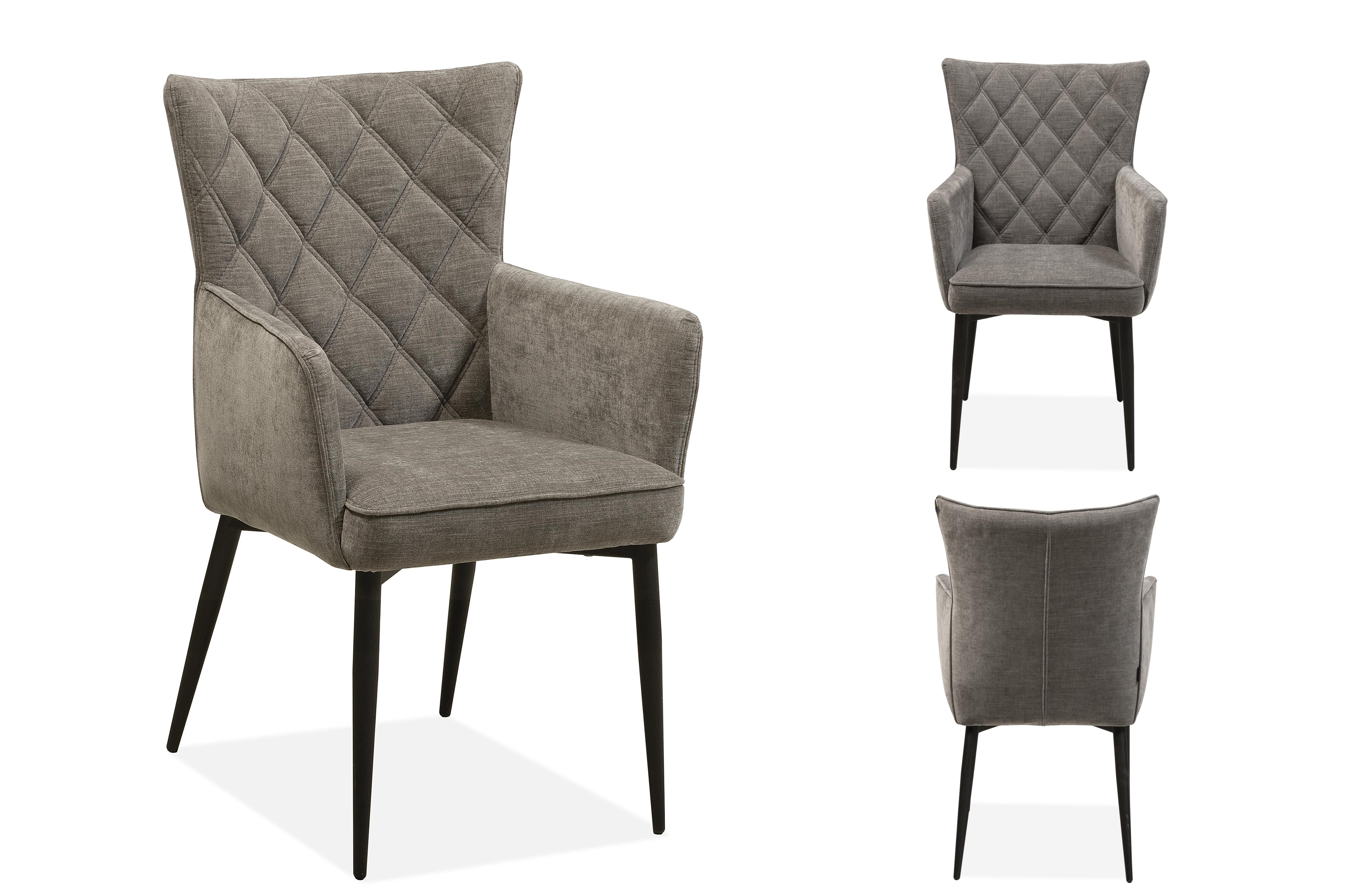 Eetkamerfauteuil Flow Miami Ash
