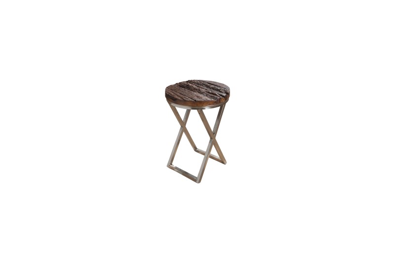 Jamie Bijzettafel Rond Chroom