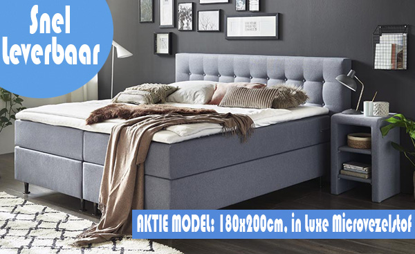 Volterra Boxspring Set (Aktie 180cm), Vlak